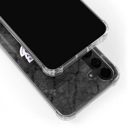 NBA Los Angeles Lakers Dark Rust Galaxy S24 Plus Clear Case